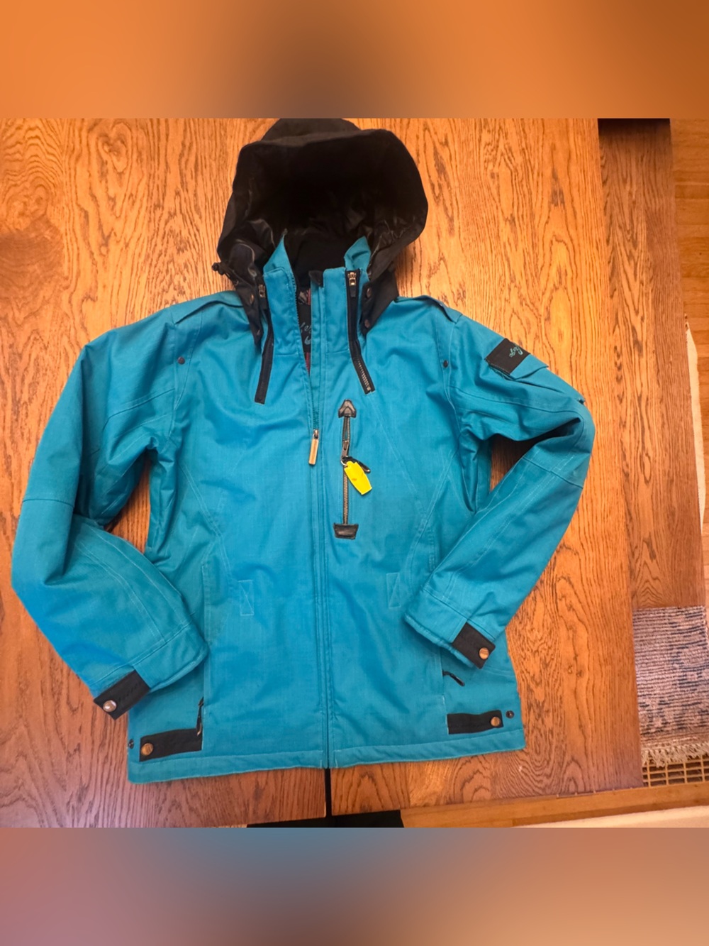 Obermeyer Women's Riley Ski Snow Snowboard Coat Jacket Outdoors  Blue Size 12